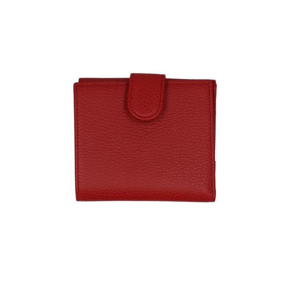 Gucci Interlocking G W Hook Leather Bi-Fold Wallet Red - Picture 2 of 7